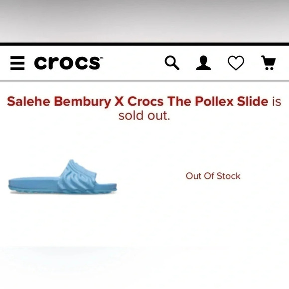 Salehe Bembury X Crocs The Pollex Slide by Tashmoo Men’s 11 main image 2